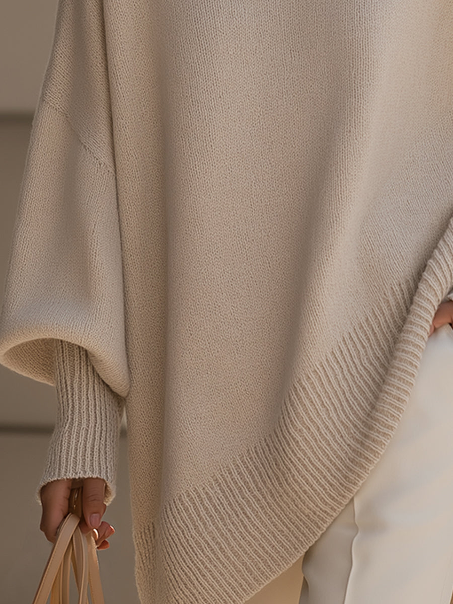 Lila womens oversized knit jumper dress
