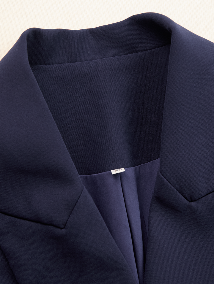 Bronte | Collared Fitted Midi Blazer Dress