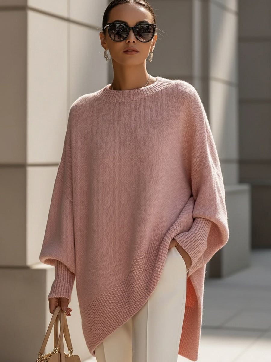 Olivia | Oversized Knit Jumper Dress Drop Shoulder