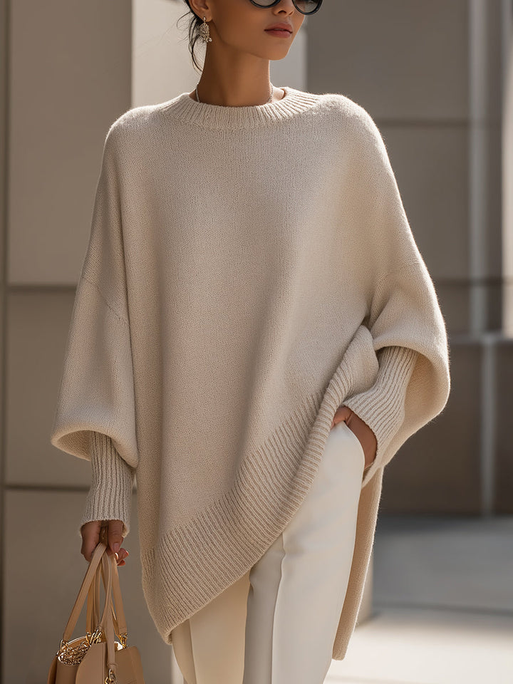 Lila womens oversized knit jumper dress