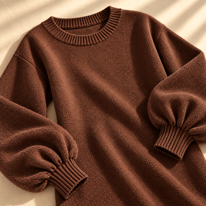 Maisie | Balloon Sleeve Jumper Mini Dress