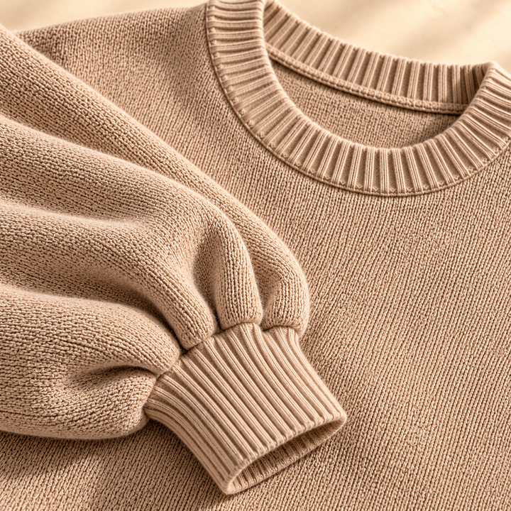 Maisie | Balloon Sleeve Jumper Mini Dress