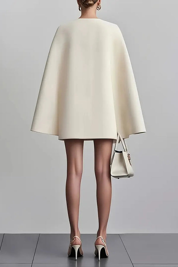 Romy | Cape Sleeve Blazer Mini Dress