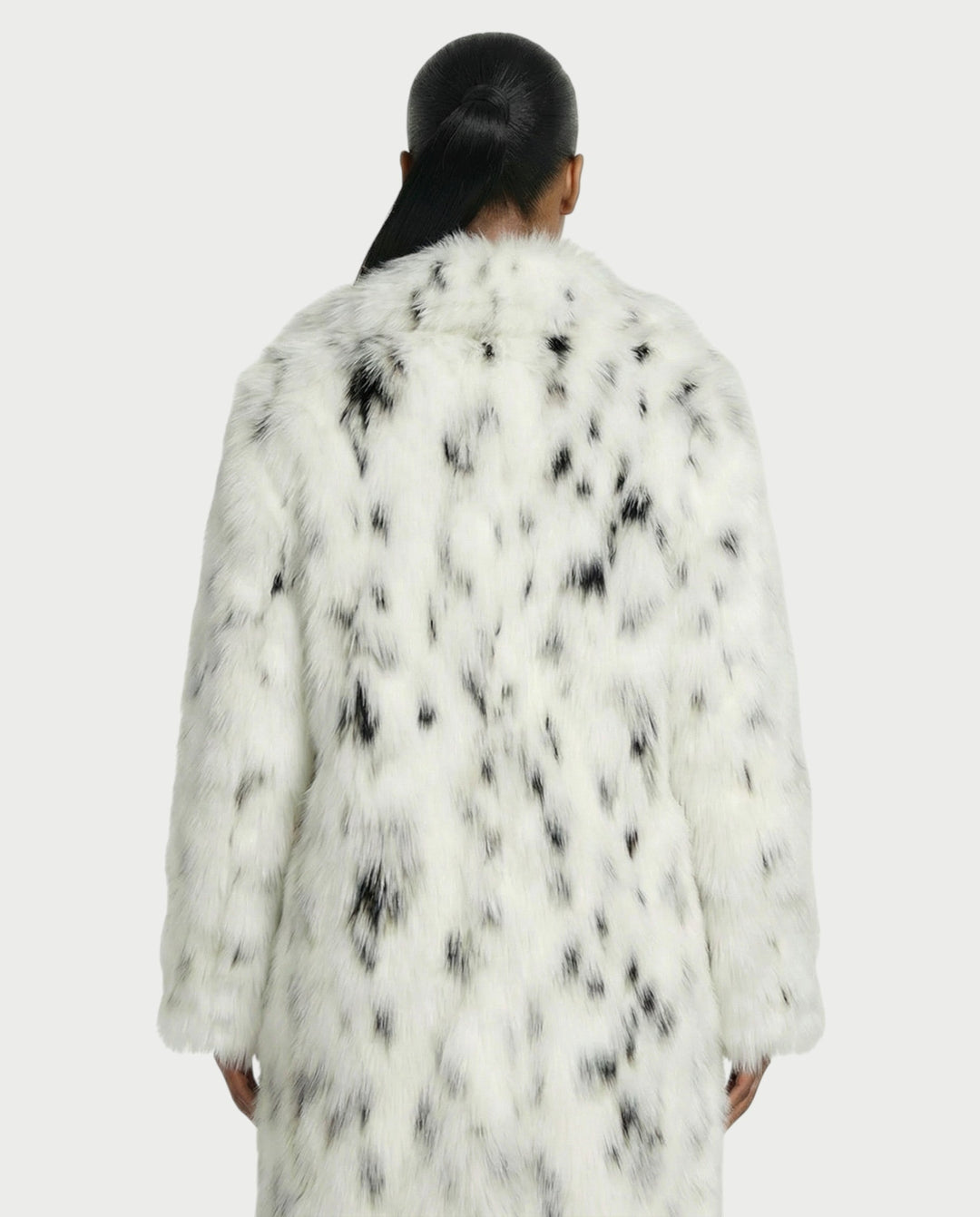 Isla | Leopard Faux Fur Oversized Collared Coat