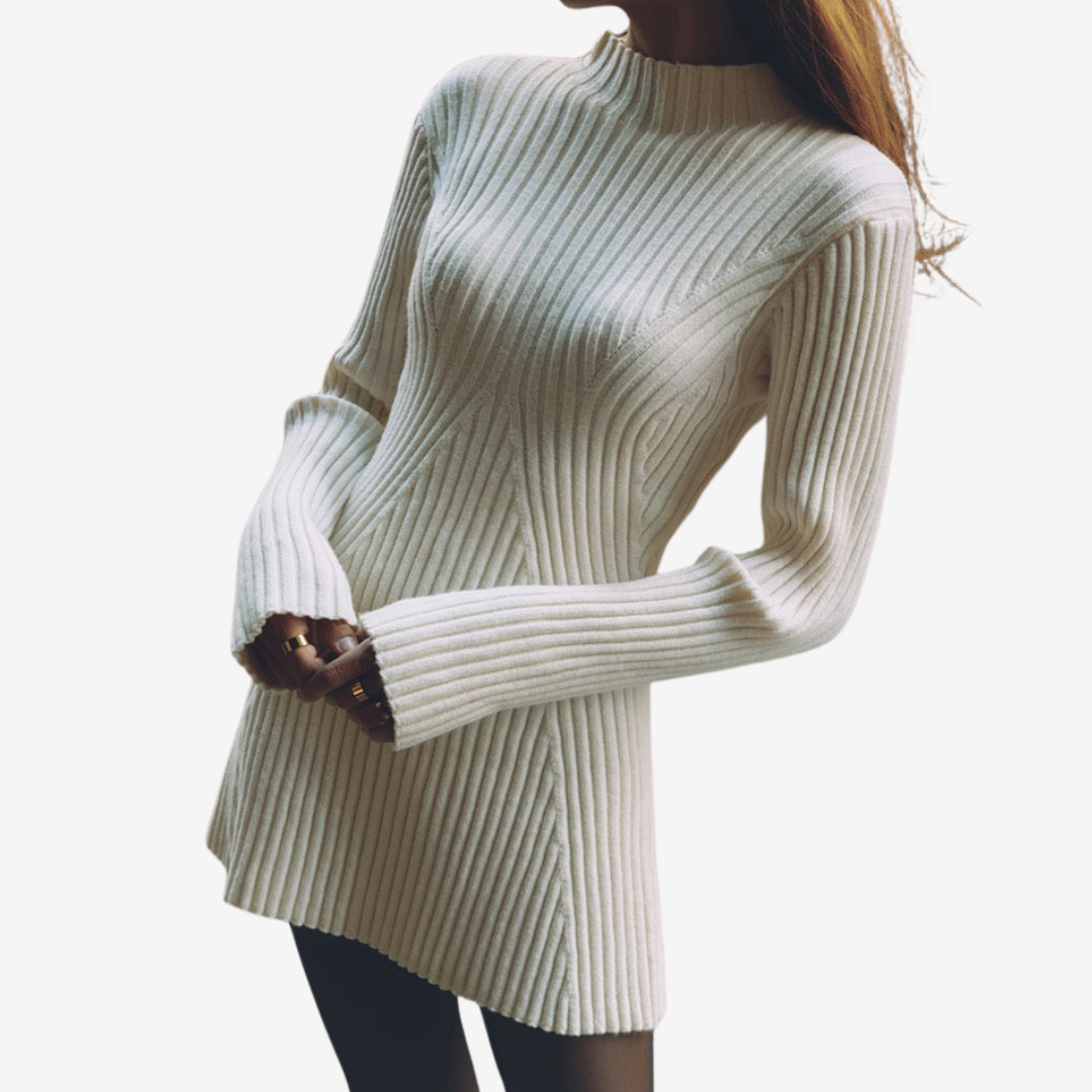 Evie | Knit Mini Sweater Dress