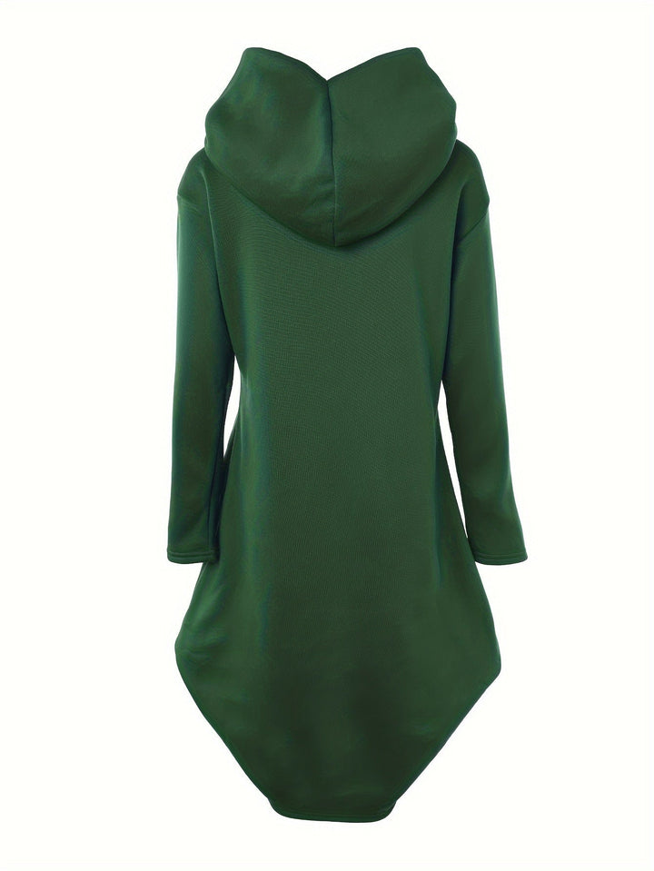 Isla | Cowl Neck Relaxed Mini Dress with Pockets
