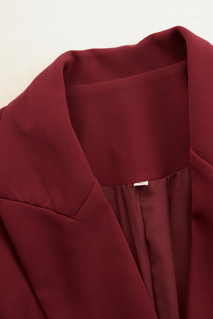 Bronte | Collared Fitted Midi Blazer Dress