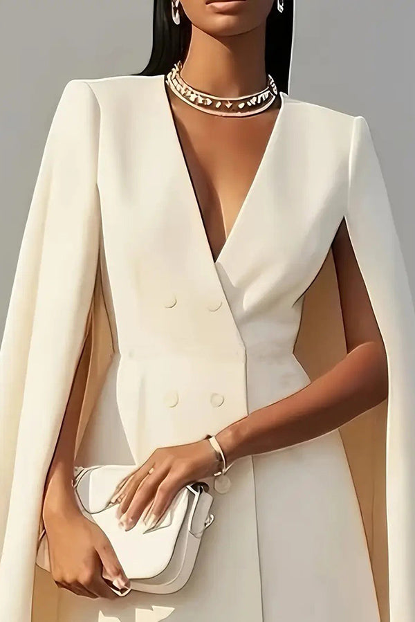 Romy | Cape Sleeve Blazer Mini Dress