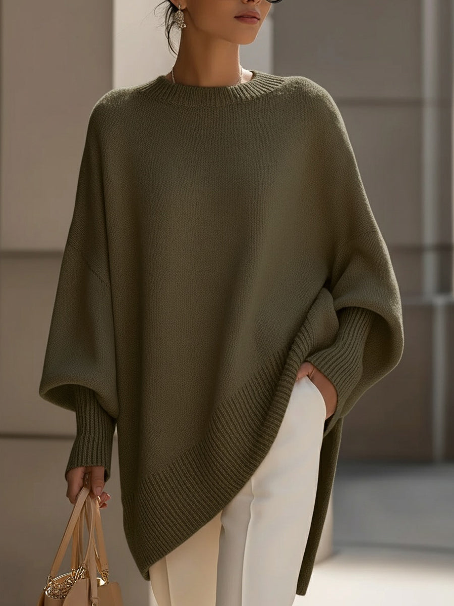 Olivia | Oversized Knit Jumper Dress Drop Shoulder