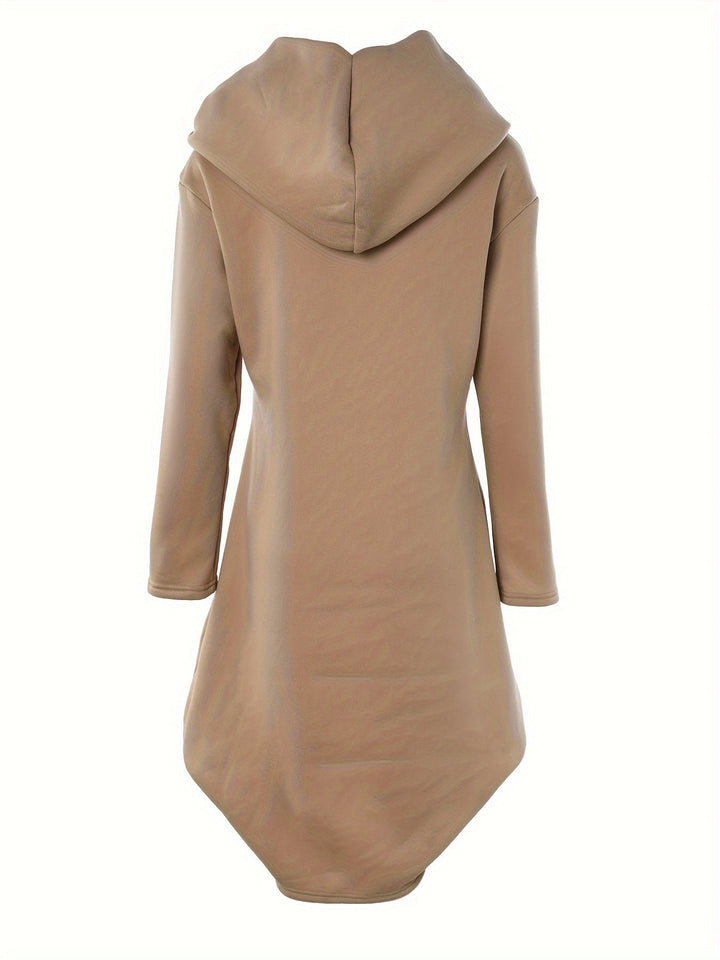 Isla | Cowl Neck Relaxed Mini Dress with Pockets