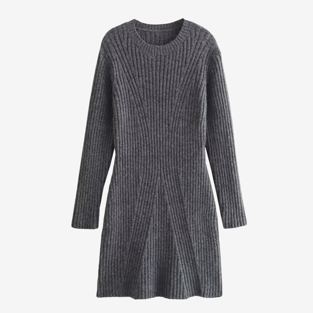 Evie | Knit Mini Sweater Dress