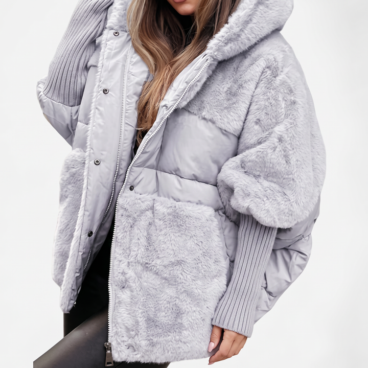 Freya | Oversized Quilted Puffer Jacket Hooded