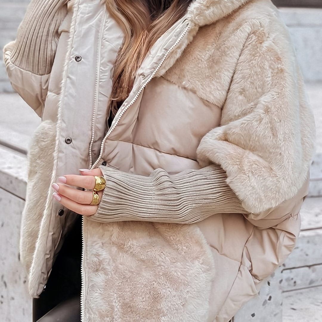 Freya | Oversized Quilted Puffer Jacket Hooded