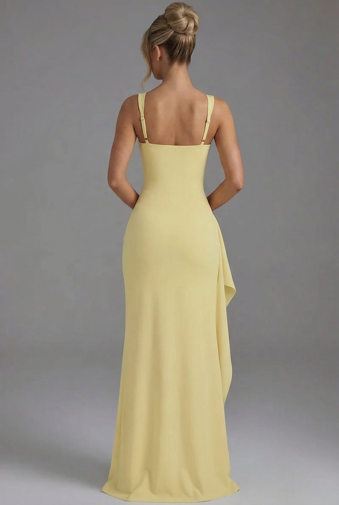Amelia | Wedding Guest Sleeveless Ruched Maxi Dress
