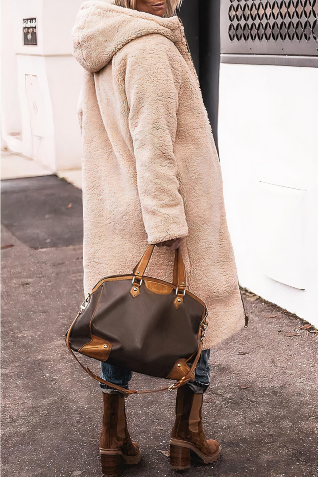 Amelia | Womens Oversized Longline Quilted Puffer Coat
