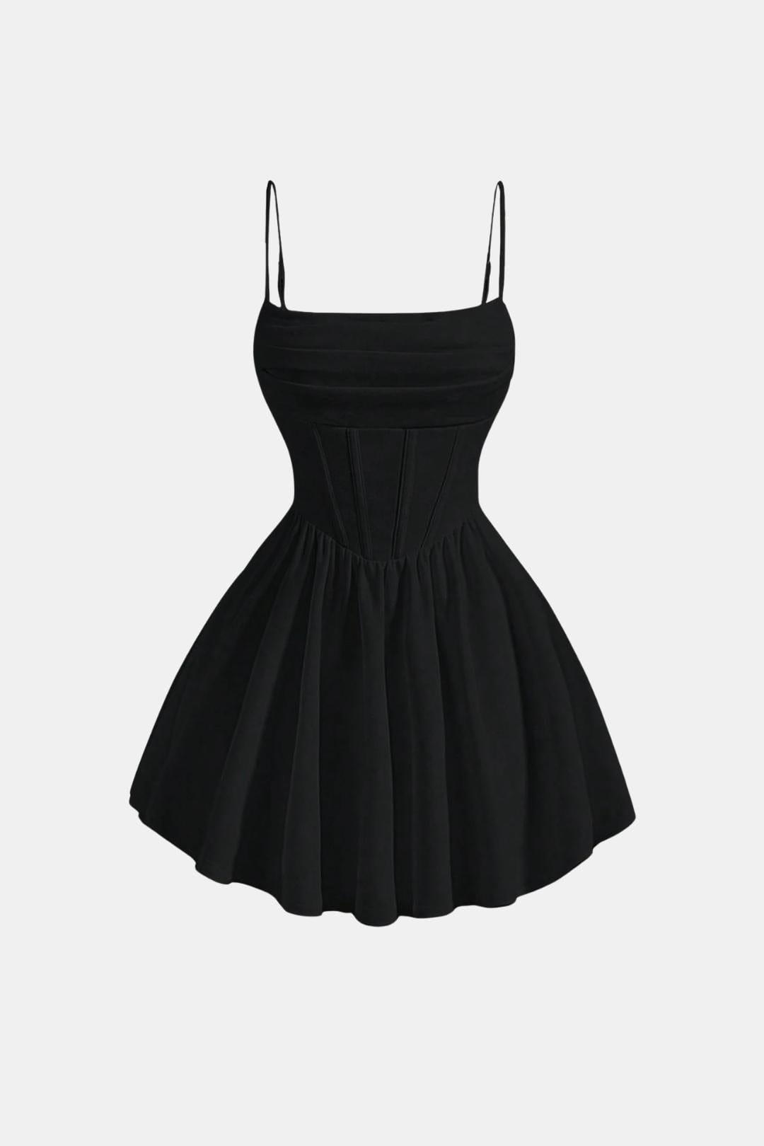 Arabella | Corset Pleated Cocktail Party Mini Dress