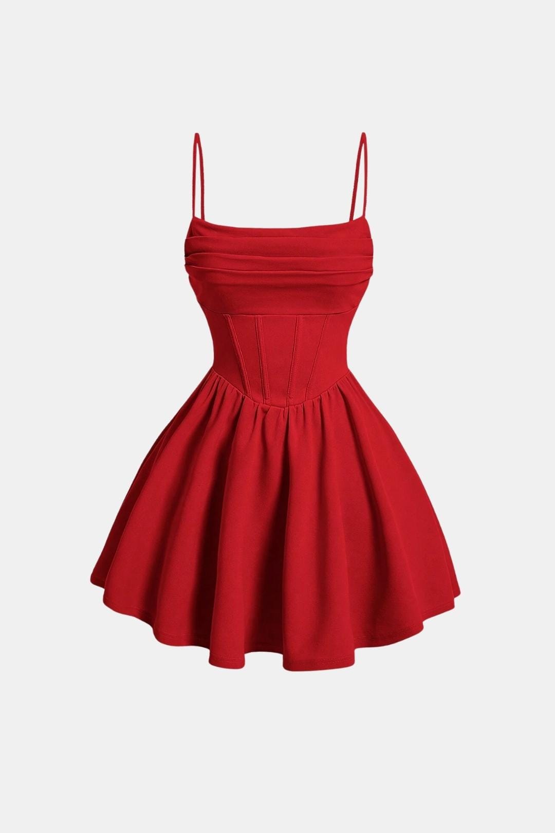 Arabella | Corset Pleated Cocktail Party Mini Dress