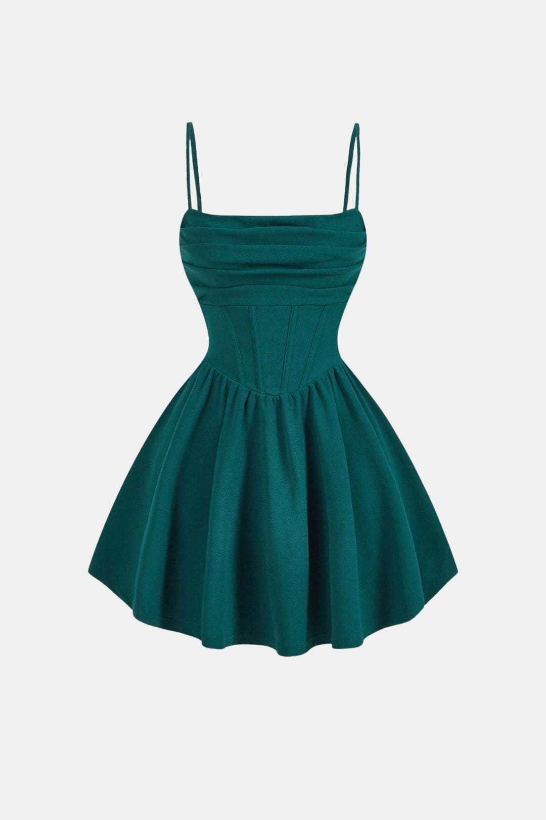 Arabella | Corset Pleated Cocktail Party Mini Dress