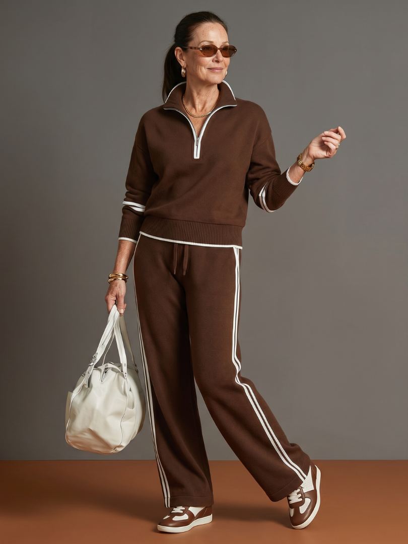 Arabella | Womens Quarter Zip Long Sleeve Collared Jumper