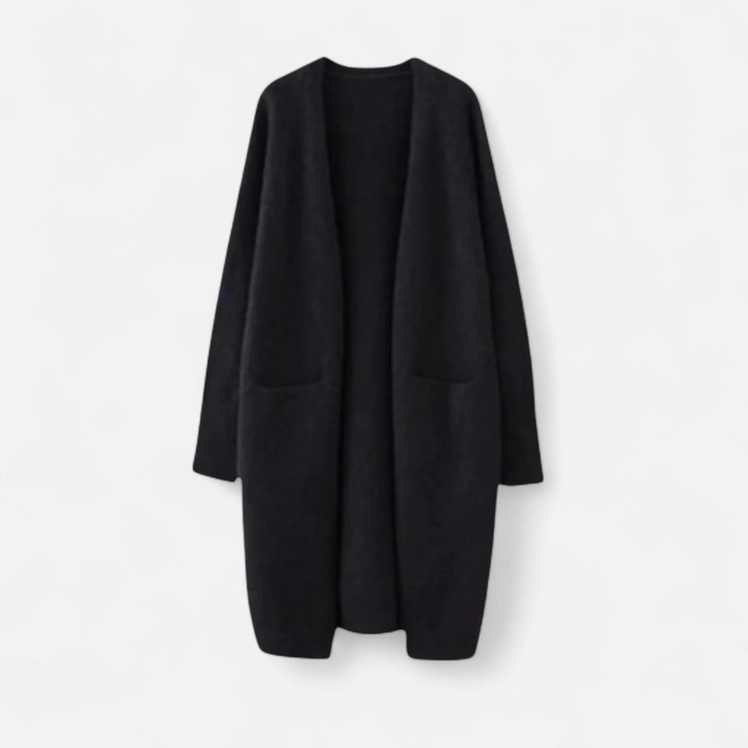 Ivy | Relaxed V-Neck Open Front Cardigan