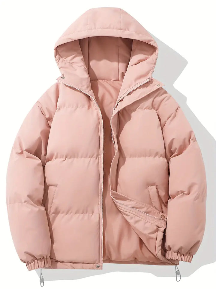 Blair | Hooded Quilted Zip Puffer Winter Coat