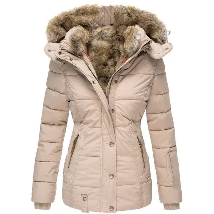 Bronte | Womens Hooded Quilted Winter Coat Parka