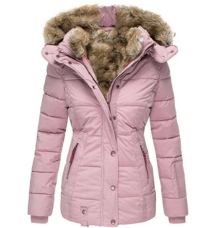 Bronte | Womens Hooded Quilted Winter Coat Parka