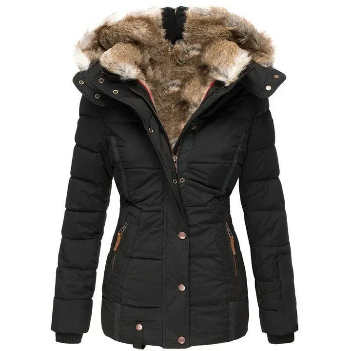Bronte | Womens Hooded Quilted Winter Coat Parka