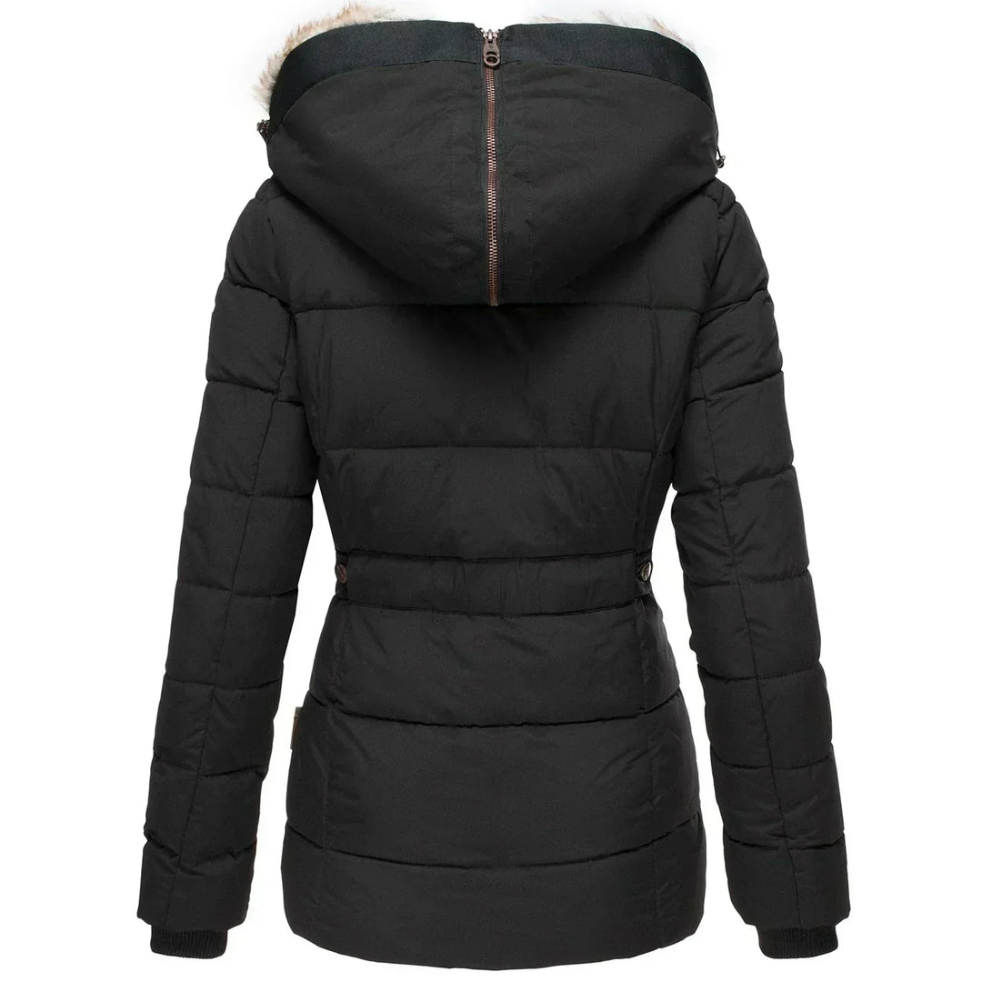 Bronte | Womens Hooded Quilted Winter Coat Parka