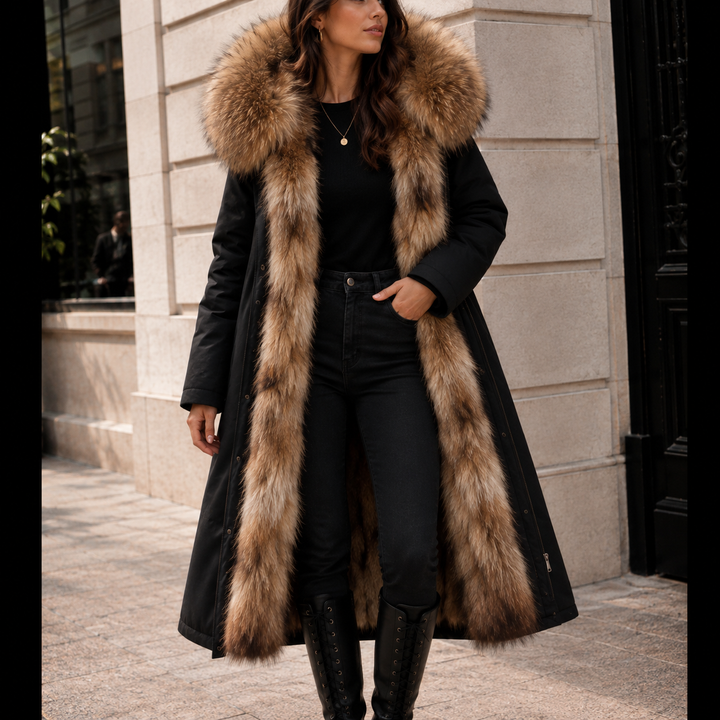 Juno | Womens Faux Fur Lined Hooded Parka