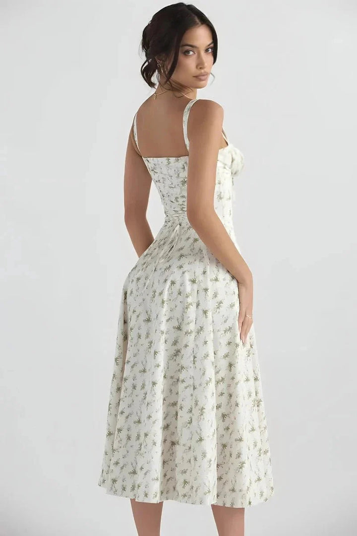 Clemmie | Sleeveless Summer Midi Dress