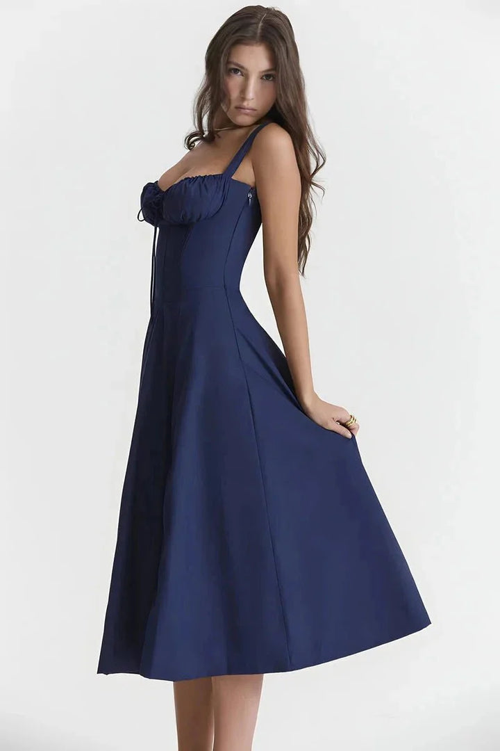Clemmie | Sleeveless Summer Midi Dress