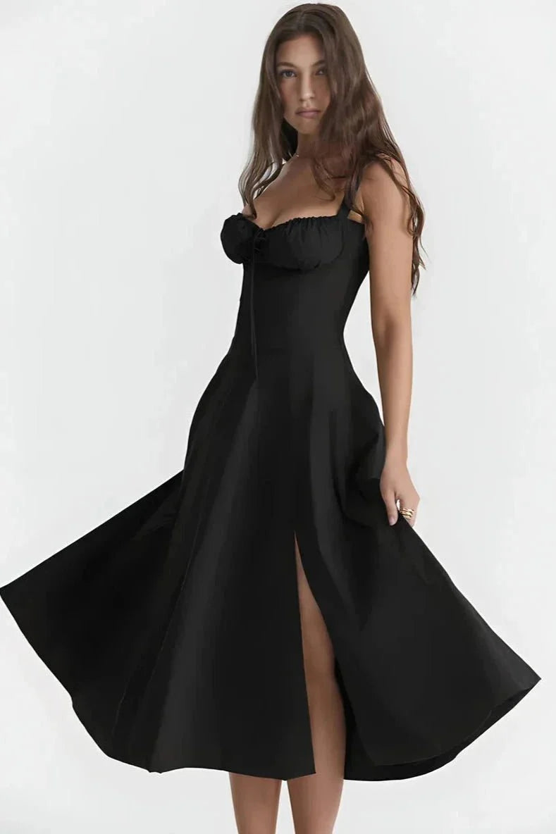 Clemmie | Sleeveless Summer Midi Dress