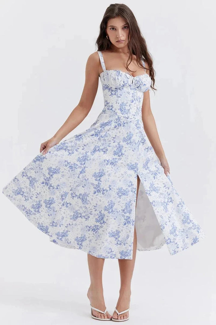 Clemmie | Sleeveless Summer Midi Dress