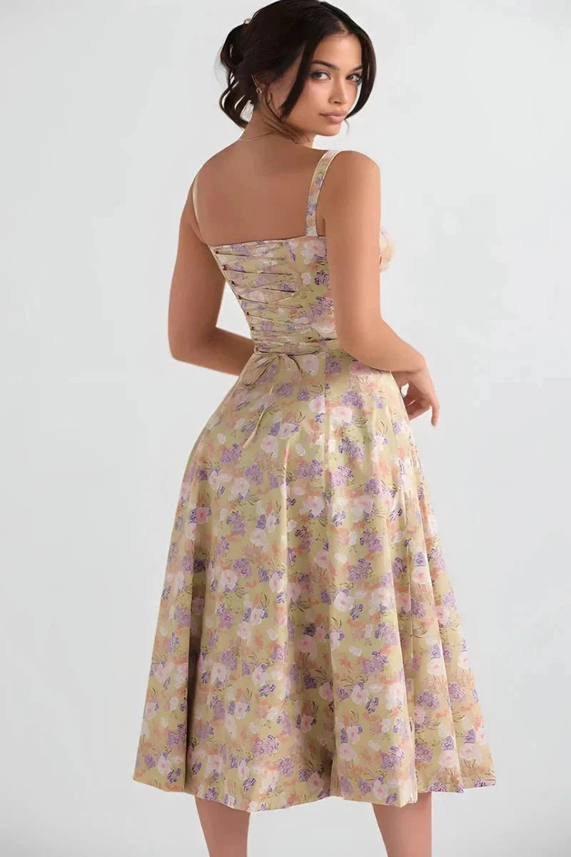 Clemmie | Sleeveless Summer Midi Dress