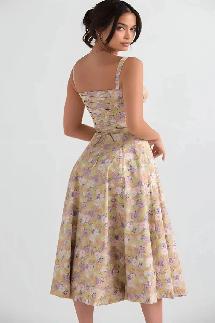 Clemmie | Sleeveless Summer Midi Dress