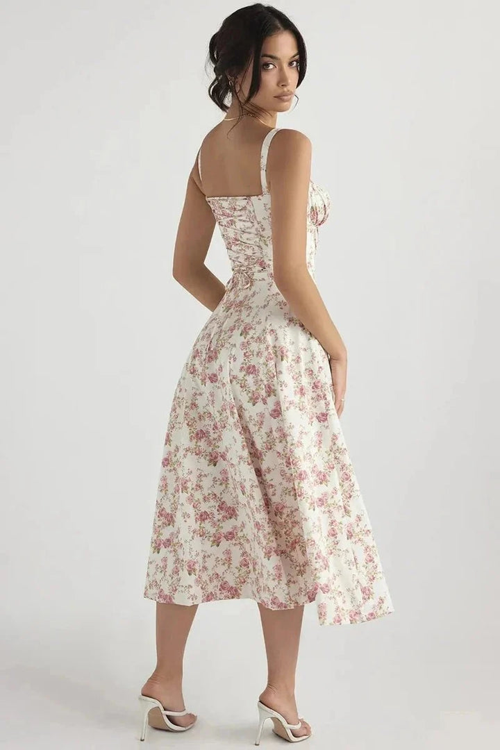 Clemmie | Sleeveless Summer Midi Dress