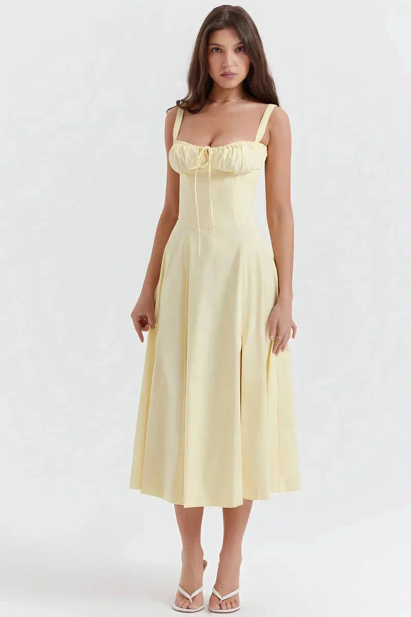 Clemmie | Sleeveless Summer Midi Dress
