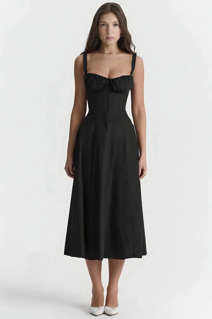 Clemmie | Sleeveless Summer Midi Dress