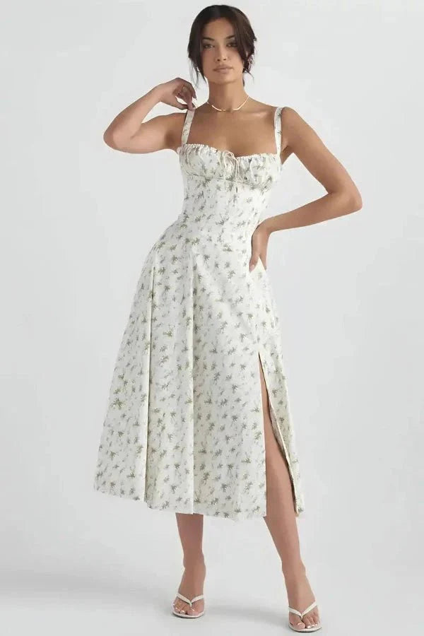 Clemmie | Sleeveless Summer Midi Dress