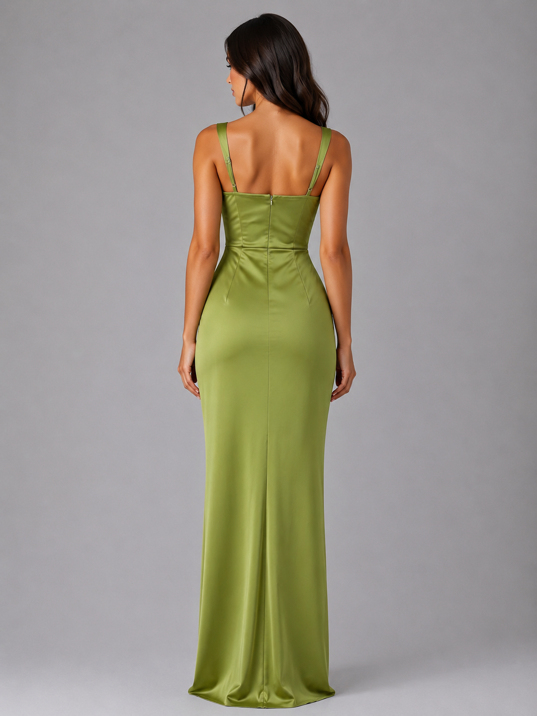 Cressida | Wedding Guest Cowl Neck Satin Maxi Dress