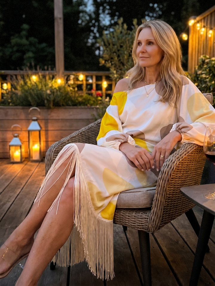 Darcey | Wedding Guest Off Shoulder Long Sleeve Maxi Dress