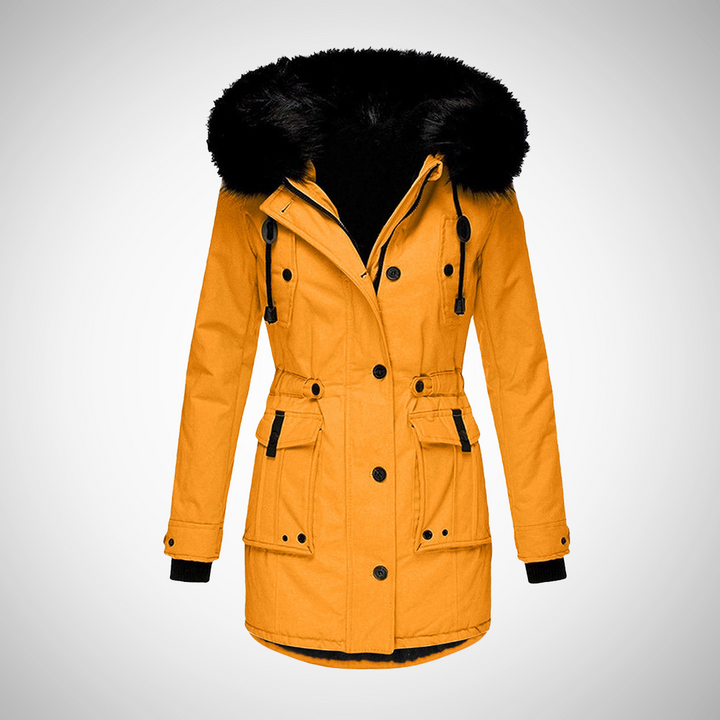 Effie | Womens Hooded Faux Fur Zip Parka