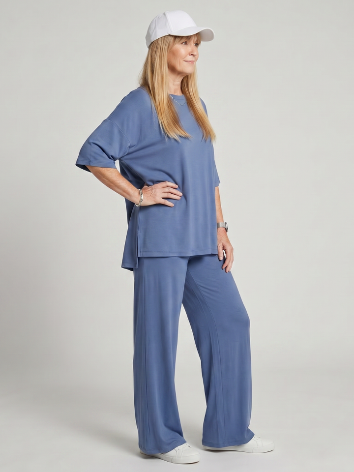 Effie | Womens Oversized Crew Neck Short Sleeve T-Shirt