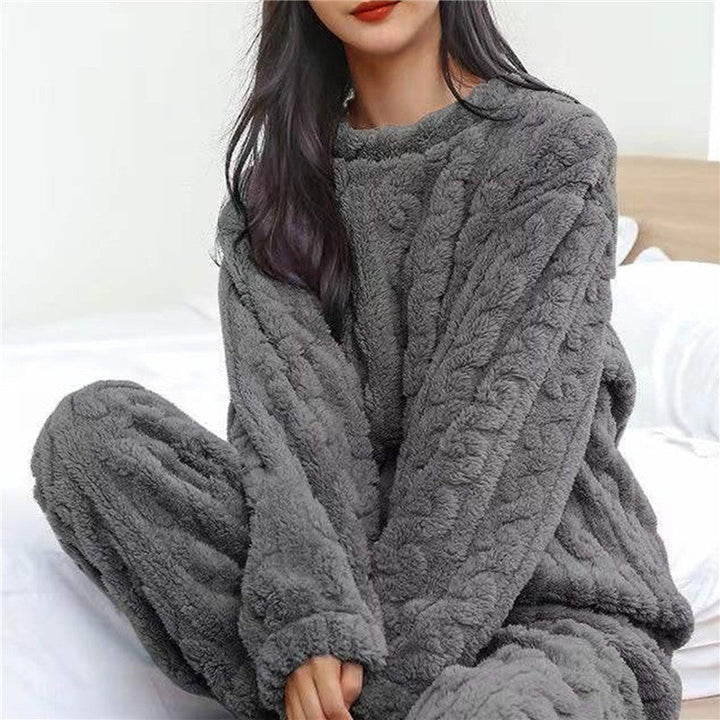 Felicity | Womens Fleece Loungewear Set Long Sleeve