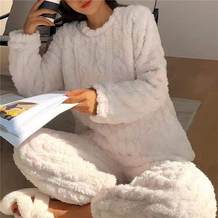 Felicity | Womens Fleece Loungewear Set Long Sleeve
