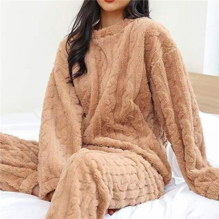 Felicity | Womens Fleece Loungewear Set Long Sleeve
