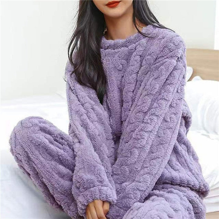 Felicity | Womens Fleece Loungewear Set Long Sleeve