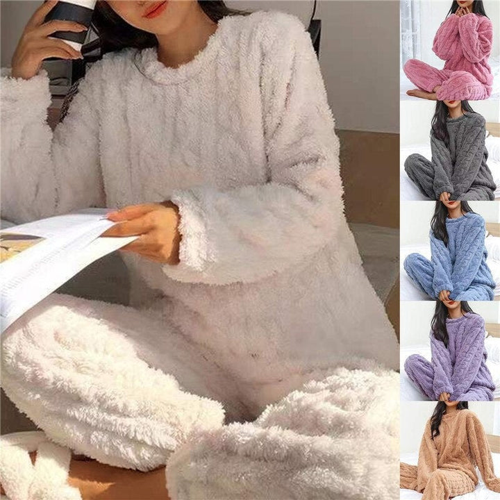 Felicity | Womens Fleece Loungewear Set Long Sleeve