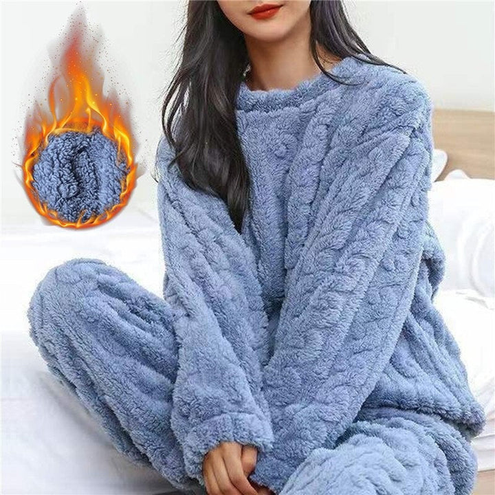 Felicity | Womens Fleece Loungewear Set Long Sleeve